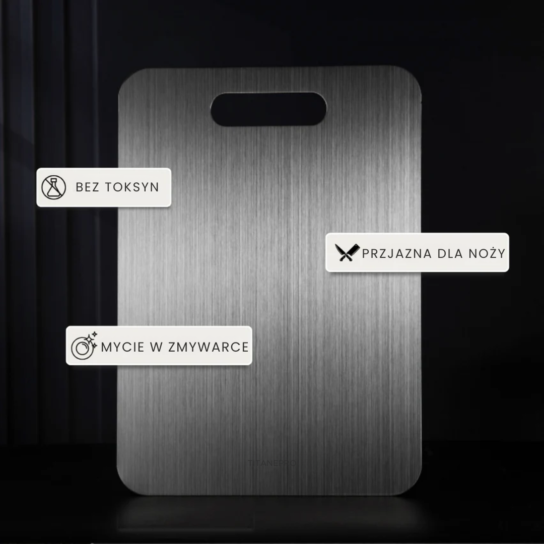 Titane Pro - 100% Deska ze Stali Nierdzewnej